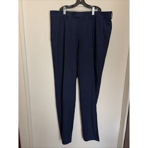 Lauren Ralph Lauren Pants Mens 34x32 Navy Blue Dress Trousers Flat Front